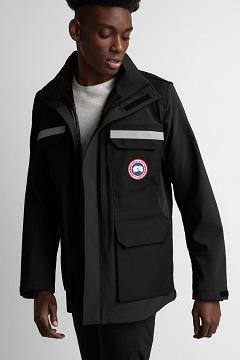 Chamarras Canada Goose Hombre México - Photojournalist Rompevientos Negros JS5307624